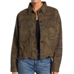 NWT Vintage Havana Military Style Camo Jacket Green Women’s Medium